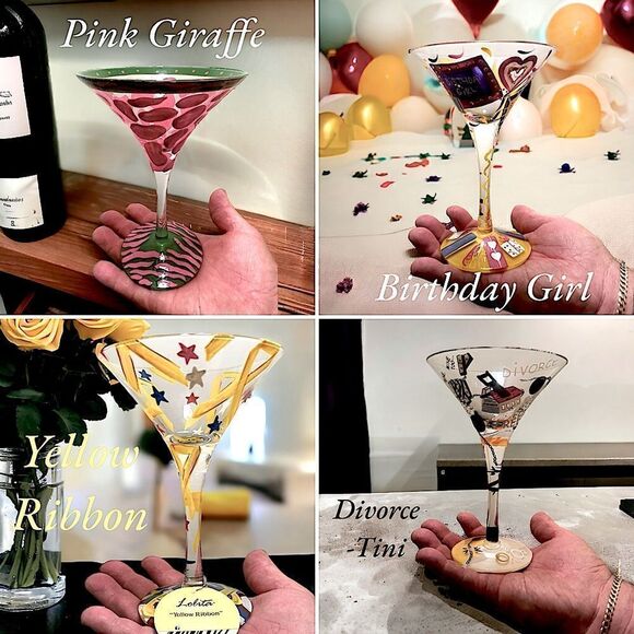 LOLITA l  Huge Selection of Vintage Lolita Glasses l Wine, Beer, Martini, Coffee - Picture 3 of 11